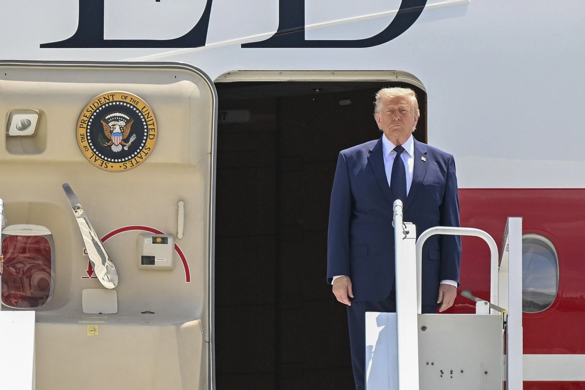 Президент США Дональд Трамп під час саміту НАТО в Анкарі, Туреччина