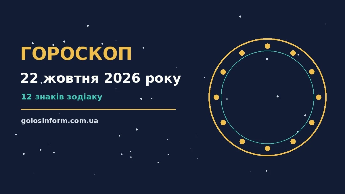 Астрологічний гороскоп на 22 жовтня 2026 року: кар'єра, фінанси, переговори