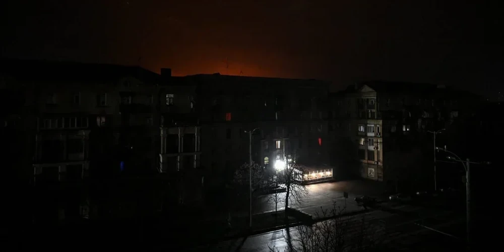 Російські безпілотники під час атаки на об’єкти енергетики на Волині