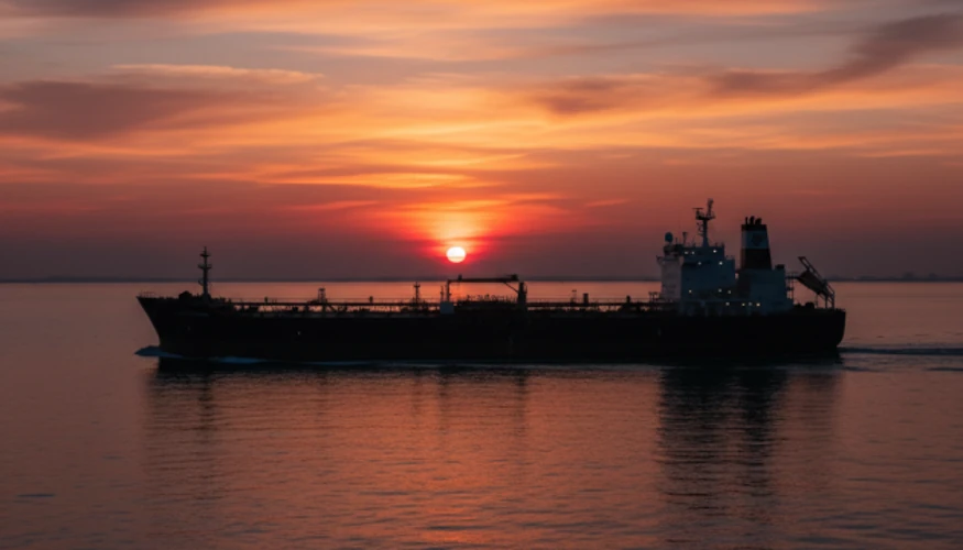 ШІ-згенероване фото: нафтовий танкер у морі
